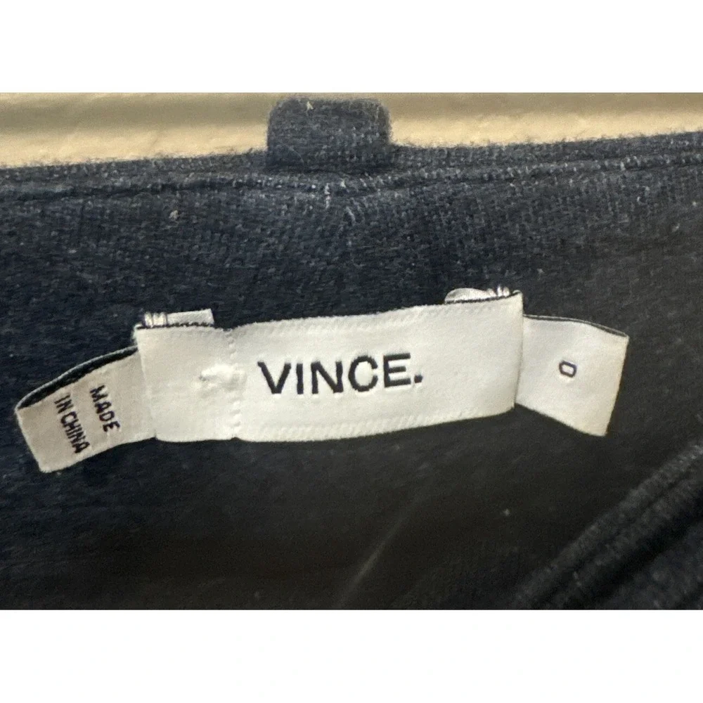Vince Women's Size 0 Tapered Ankle Pants Gray Stretch Equestrian Style - Picture 4 of 5